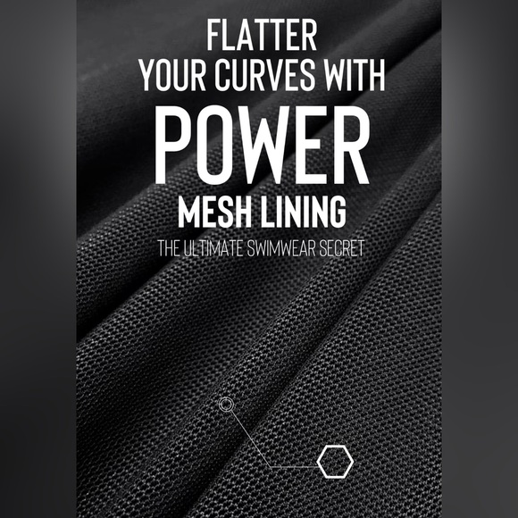 Midnight Elegance Tummy Control One-Piece - Picture 3 of 8